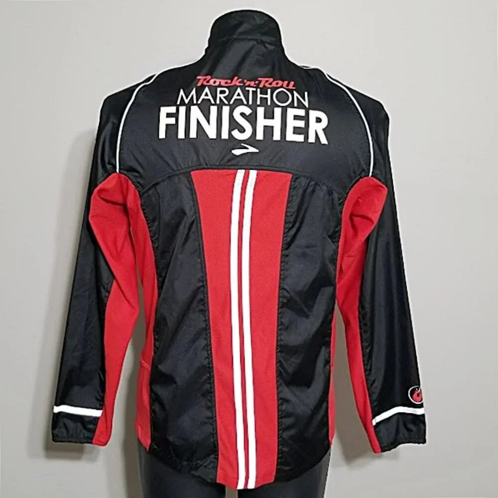 Brooks Running Jacket New Orleans Rock N Roll Marathon Finisher 2016 Unisex Sz S